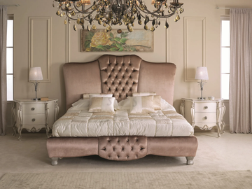 35TH ANNIVERSARY 2570 - Upholstered fabric double bed with tufted headboard by SCAPPINI & C - view 3